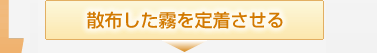 散布した霧を定着させる