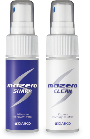 mazero SHARP と mazero CLEANの写真